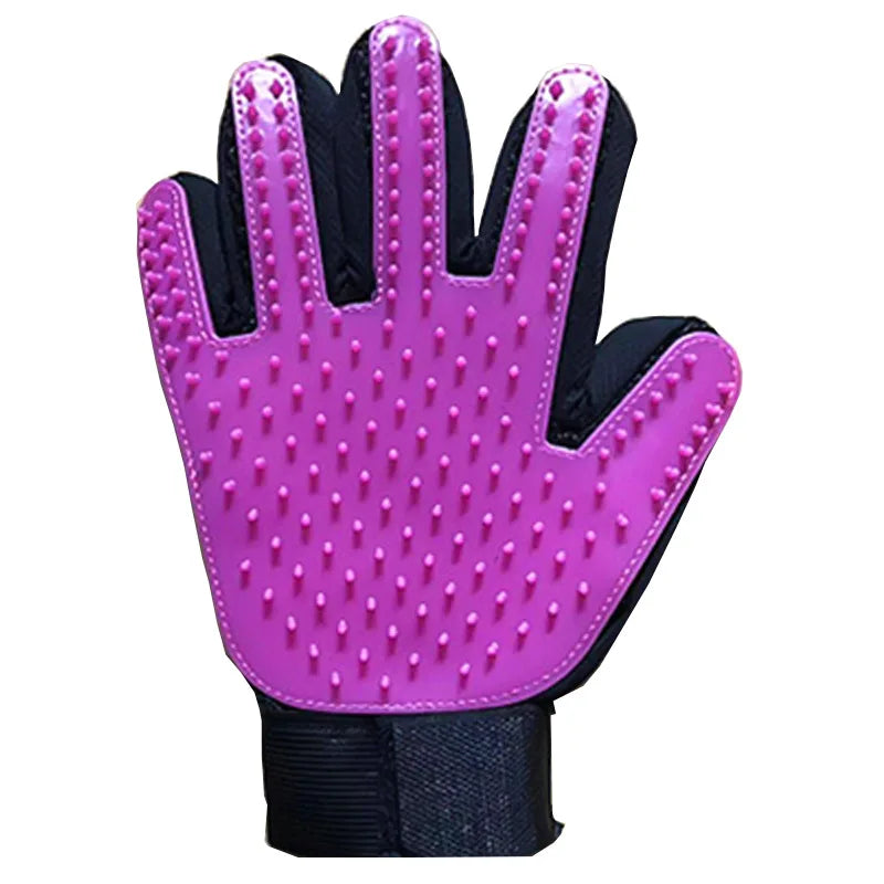 Gant de toilettage anti-poils – Violet