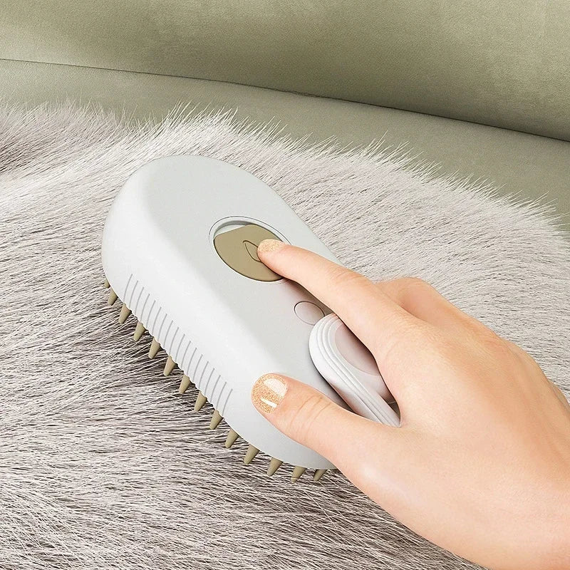 Brosse vapeur pour chien et chat
