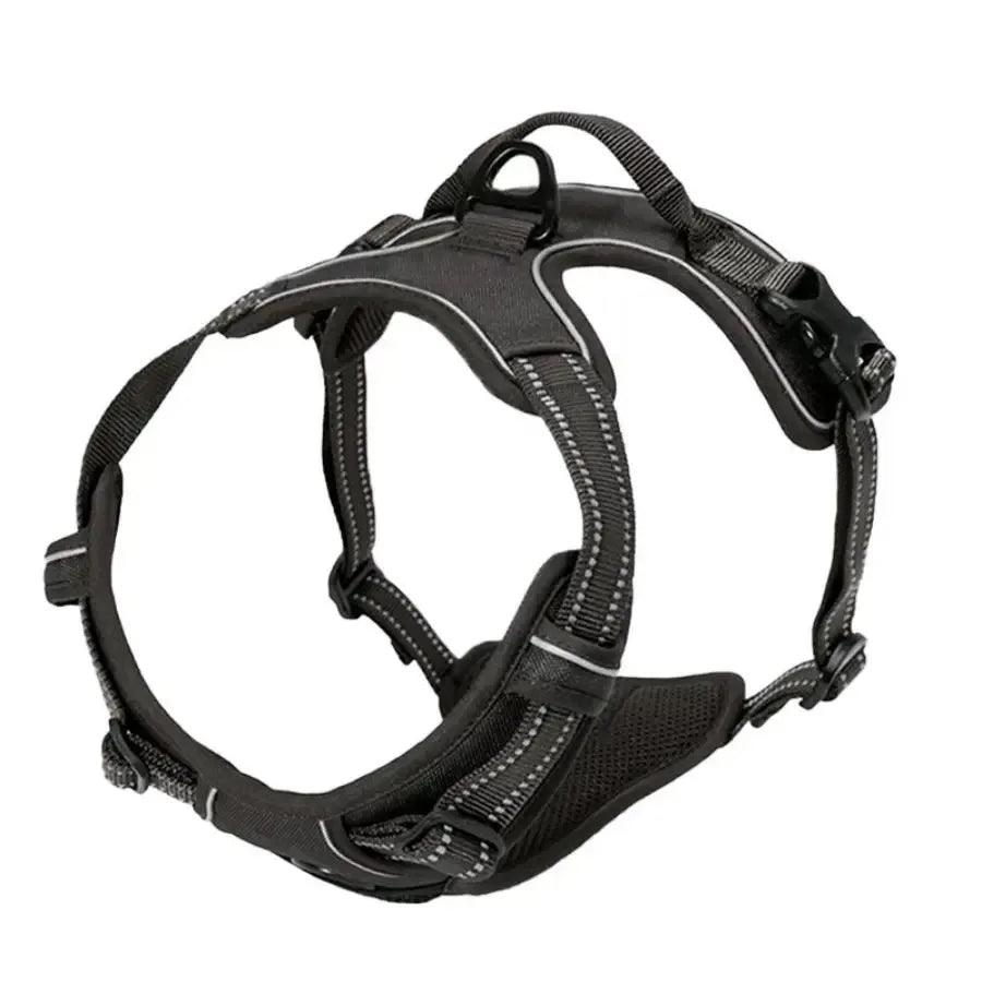 Harnais réfléchissant pour chien – Noir